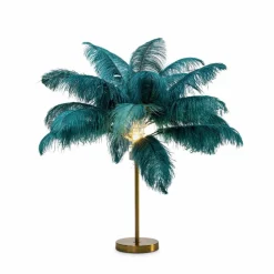 KARE DESIGN Tischlampen-Tischleuchte Feather Palm Grün