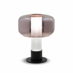 Tischlampen|FABAS Tischleuchte Flick Amethyst