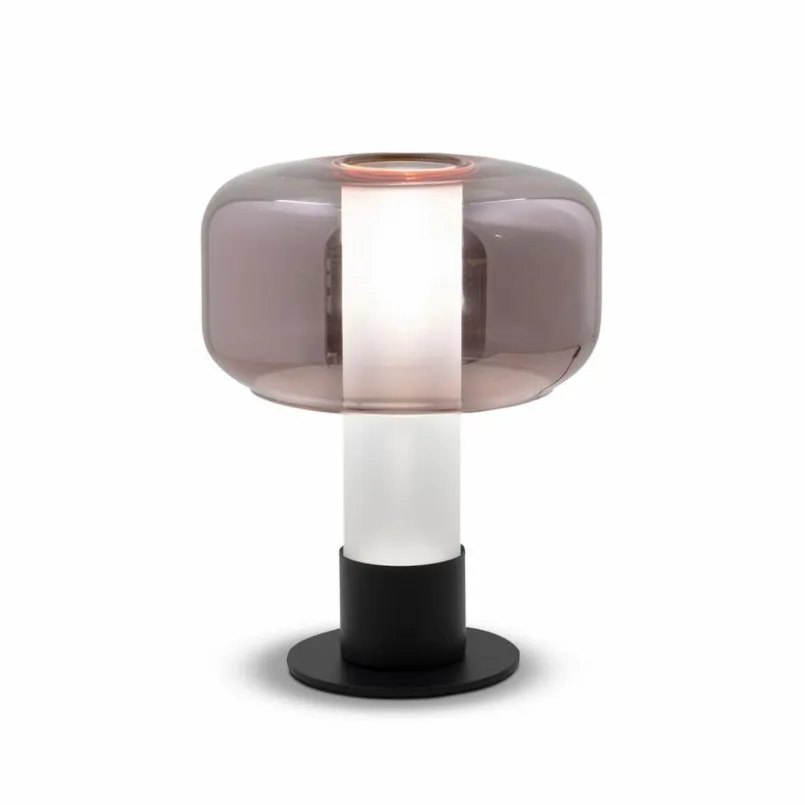 Tischlampen|FABAS Tischleuchte Flick Amethyst