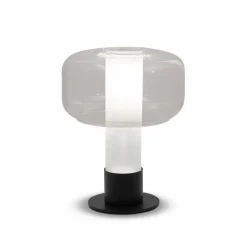 FABAS Tischlampen-Tischleuchte Flick Transparent