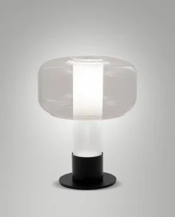 FABAS Tischlampen-Tischleuchte Flick Transparent