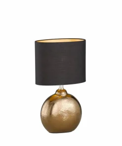 Fischer & Honsel Tischlampen-Tischleuchte Foro Bronze