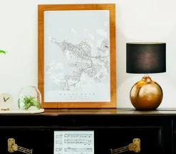 Fischer & Honsel Tischlampen-Tischleuchte Foro Bronze
