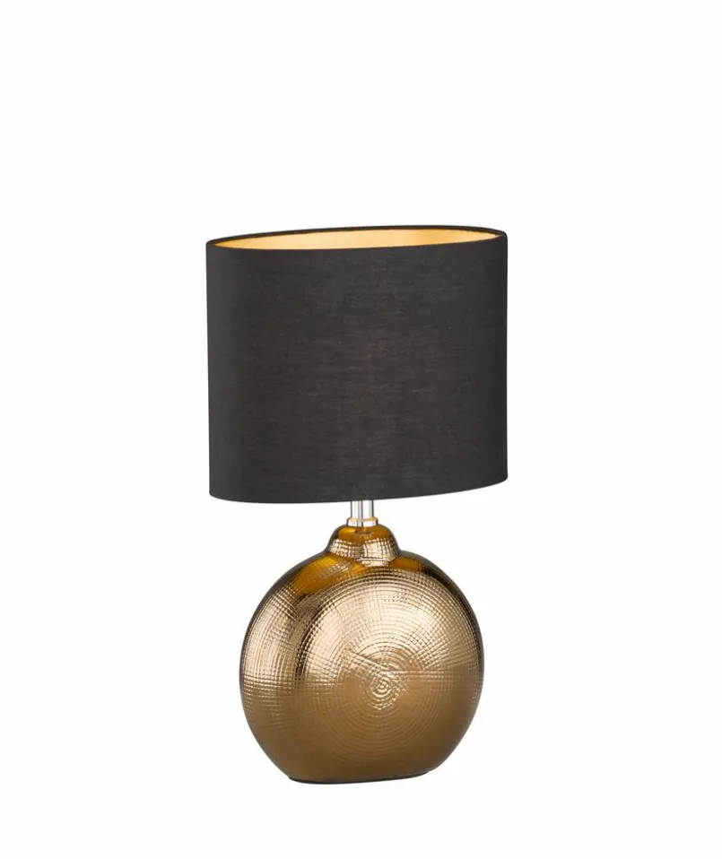 Fischer & Honsel Tischlampen-Tischleuchte Foro Bronze