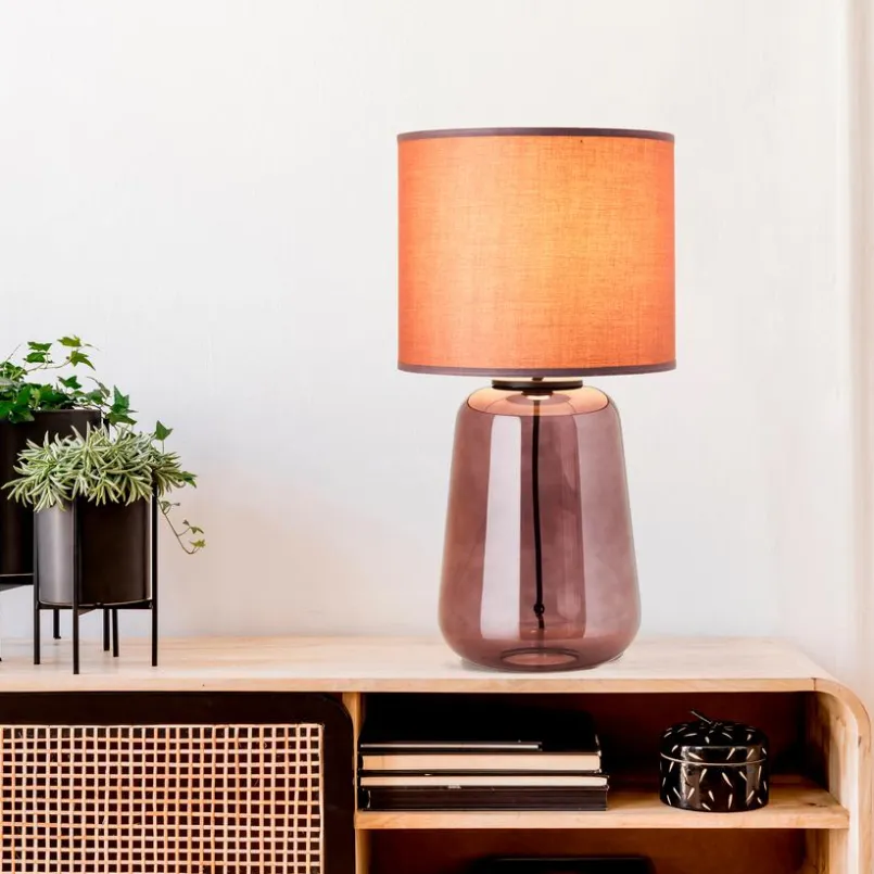 Tischlampen|Brilliant Tischleuchte Hydra Lila
