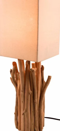 Guru-Shop Tischlampen-Tischleuchte Kukuma Weiß