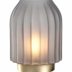 Leuchtobjekte|Tischlampen|Leonardo Tischleuchte LED 23,9 cm Grau