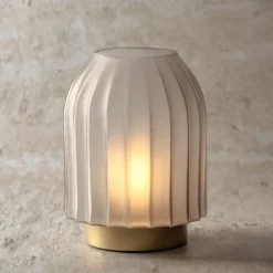 Leuchtobjekte|Tischlampen|Leonardo Tischleuchte LED 23,9 cm Grau