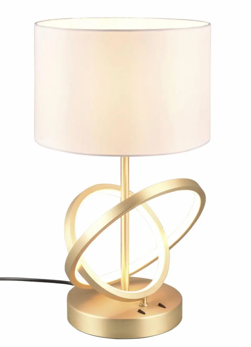 Tischlampen|Reality Leuchten Tischleuchte Liepa Messing