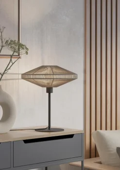 EGLO Tischlampen-Tischleuchte Midsumer Creme