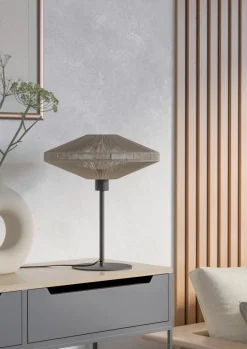EGLO Tischlampen-Tischleuchte Midsumer Creme