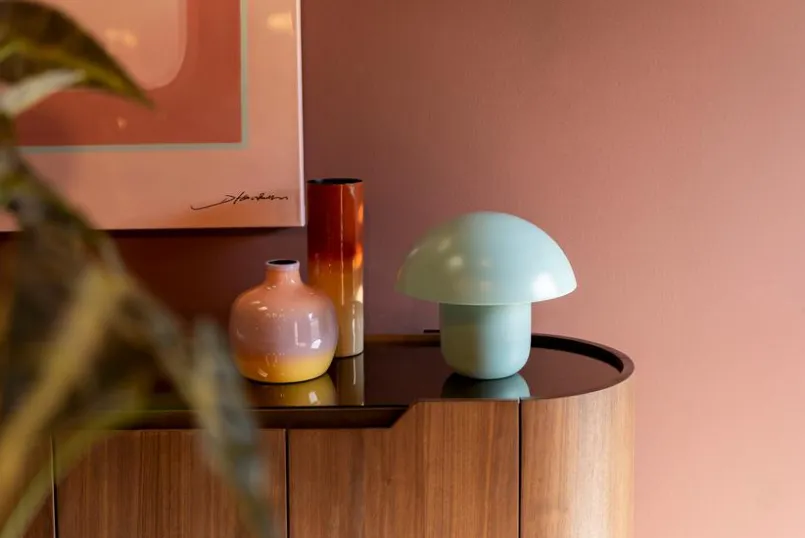 KARE DESIGN Tischlampen-Tischleuchte Mushroom Mint