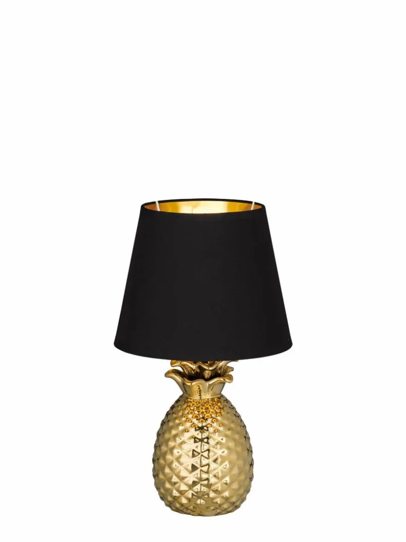 Tischlampen|Reality Leuchten Tischleuchte Pineapple Gold