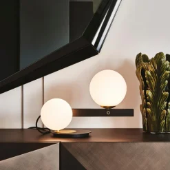 Pendelleuchten|Tischlampen|cattelan italia Tischleuchte Planeta T Gold