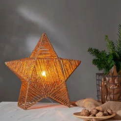 Leuchtobjekte|Tischlampen|Star Trading Tischleuchte Rappe Braun