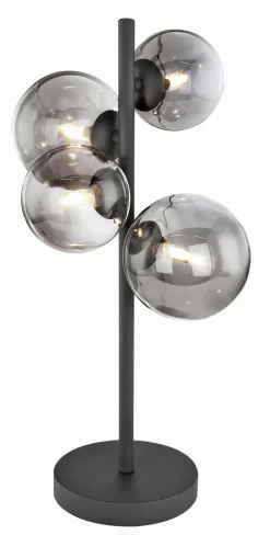 Tischlampen|Globo Tischleuchte Riha Rauch