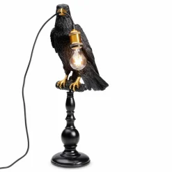 KARE DESIGN Tischlampen-Tischleuchte Sitting Crow Schwarz