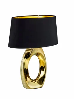 Reality Leuchten Tischlampen-Tischleuchte Taba Gold