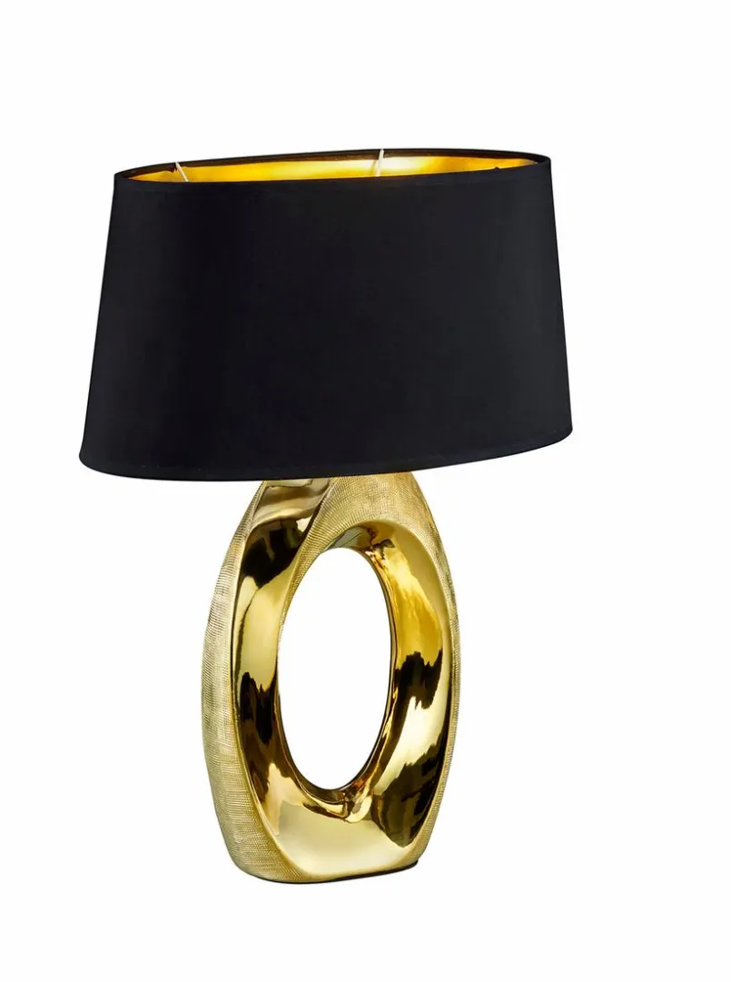 Reality Leuchten Tischlampen-Tischleuchte Taba Gold