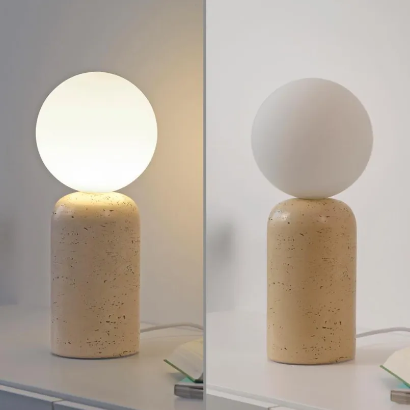 SCHÖNER WOHNEN-Kollektion Tischlampen-Tischleuchte Traventa Beige