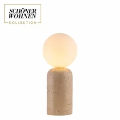 SCHÖNER WOHNEN-Kollektion Tischlampen-Tischleuchte Traventa Beige