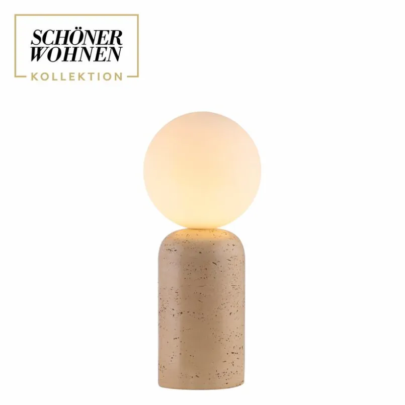 SCHÖNER WOHNEN-Kollektion Tischlampen-Tischleuchte Traventa Beige