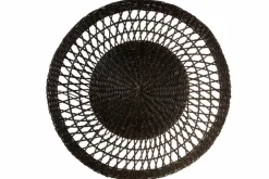 DAHEIM Tischwäsche|Tischwäsche-Tischset Ø 38,5 cm Schwarz