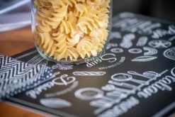 Tischwäsche|Tischwäsche-Tischset Italian Menu 43,5 x 28,5 cm Schwarz