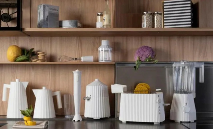 Alessi Toaster-Toaster Plissé Weiß