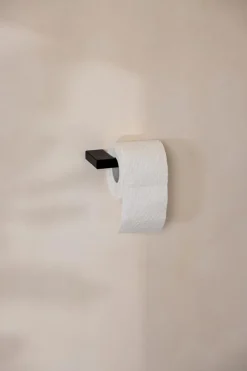Badzubehör|Metallbude Toilettenpapierhalter Tuali Schwarz