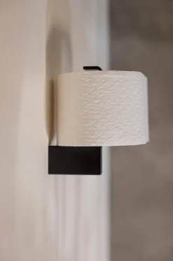 Badzubehör|Metallbude Toilettenpapierhalter Tuali Schwarz