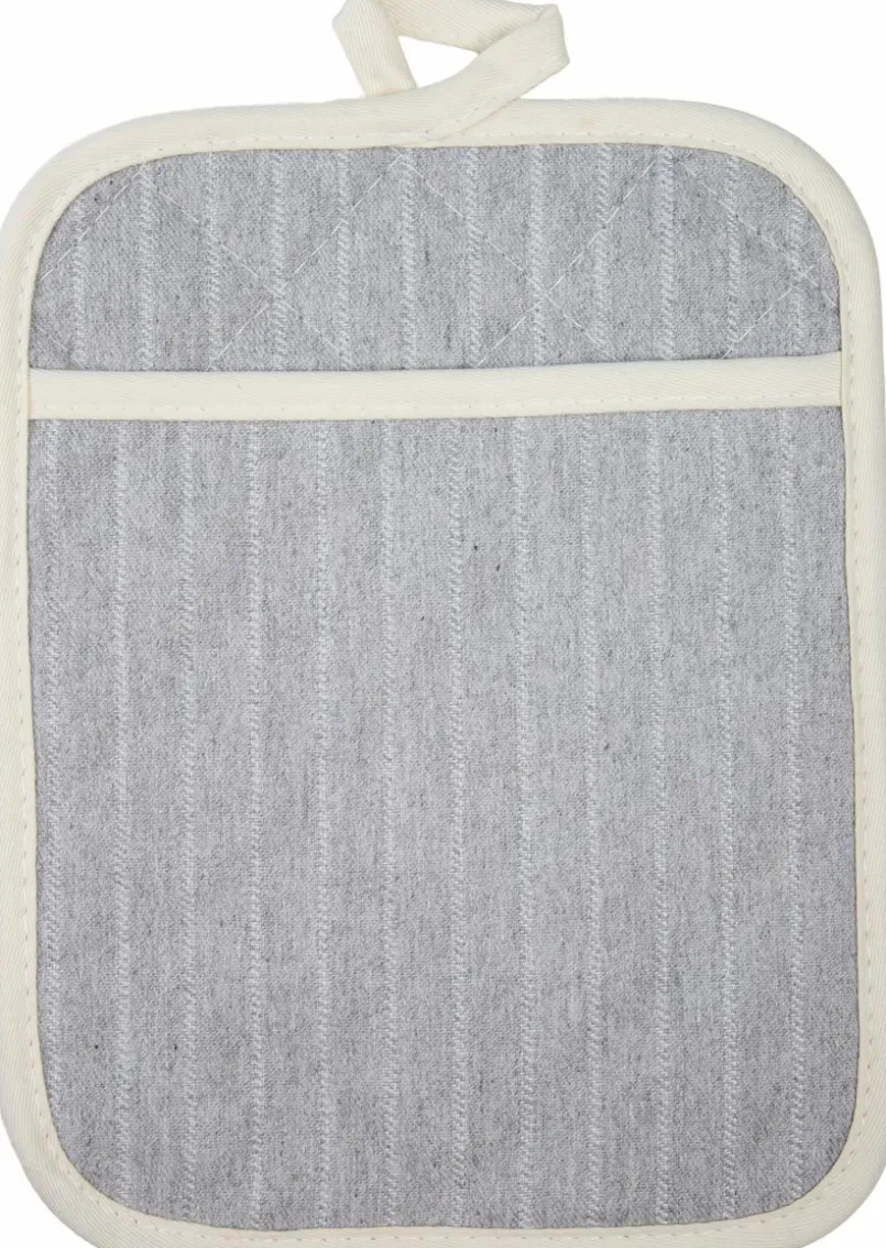 Ofenhandschuhe-Topflappen 23 x 18 cm Grau