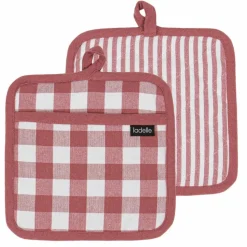 Topflappen Gingham 2tlg.<ladelle Sale