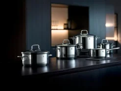 Töpfe|WMF Topfset Astoria 5tlg. Silber