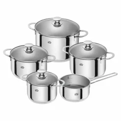 BSF Töpfe-Topfset Bordeaux 5tlg. Silber