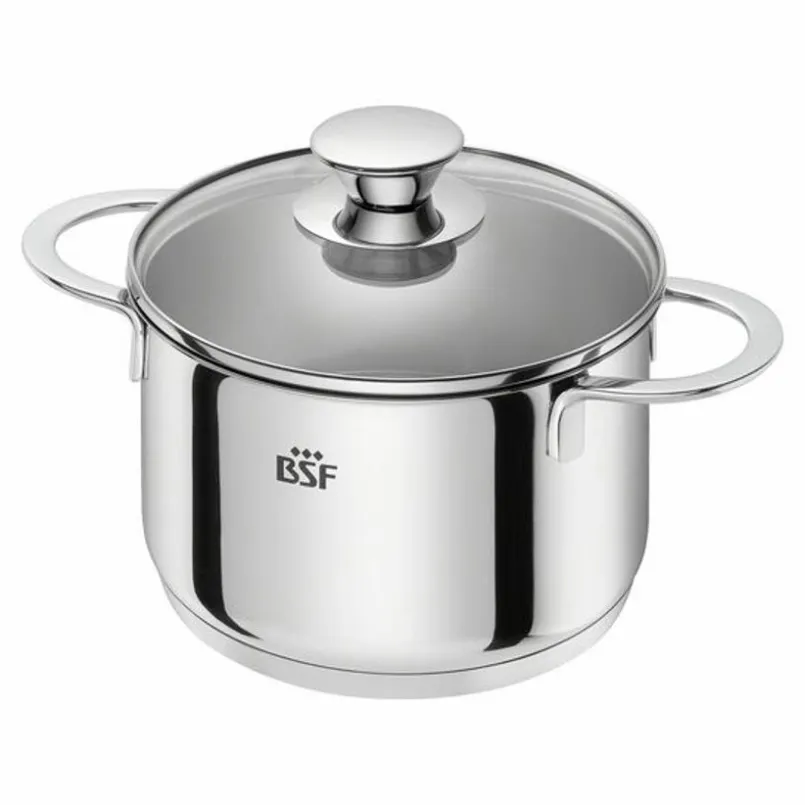 BSF Töpfe-Topfset Bordeaux 5tlg. Silber