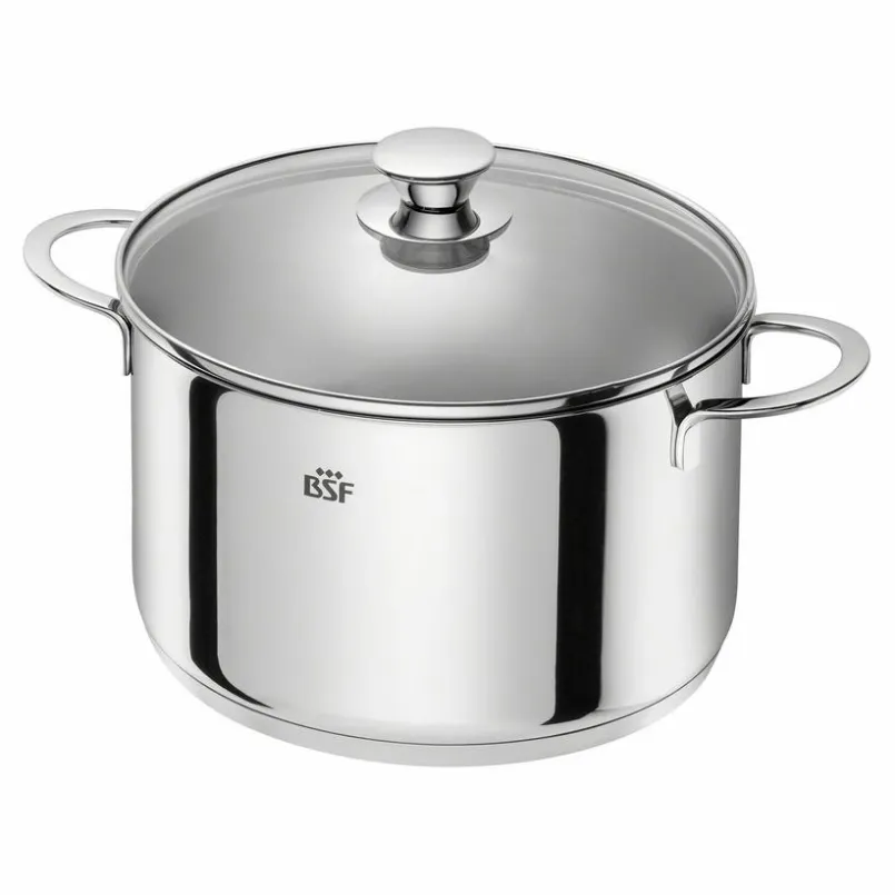 BSF Töpfe-Topfset Bordeaux 5tlg. Silber