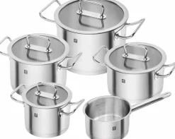 Zwilling Töpfe-Topfset Pro 5tlg. Silber