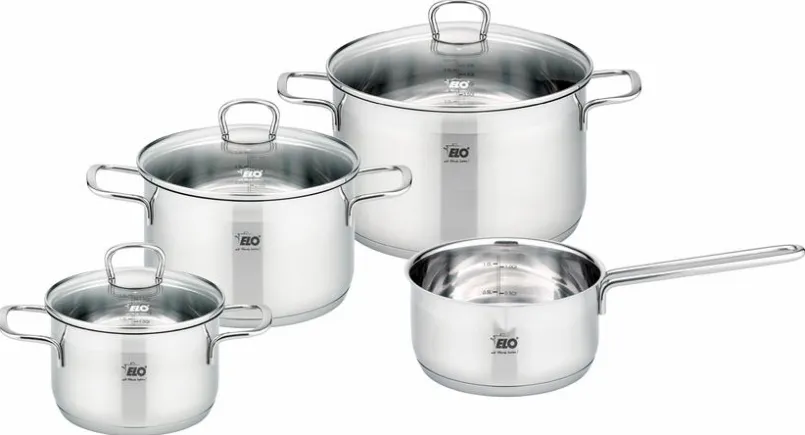 Töpfe|ELO Topfset 4tlg. Silber