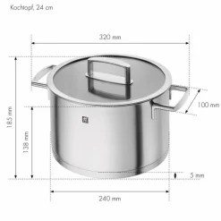 Töpfe|Zwilling Topfset Vitality 5tlg. Silber