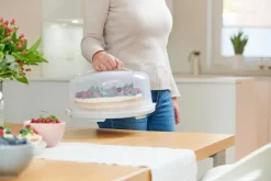 Backzubehör|emsa Tortenbehälter Prep&Bake Rosa