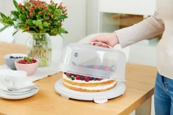 Backzubehör|emsa Tortenbehälter Prep&Bake Rosa