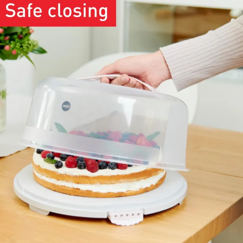 Backzubehör|emsa Tortenbehälter Prep&Bake Rosa