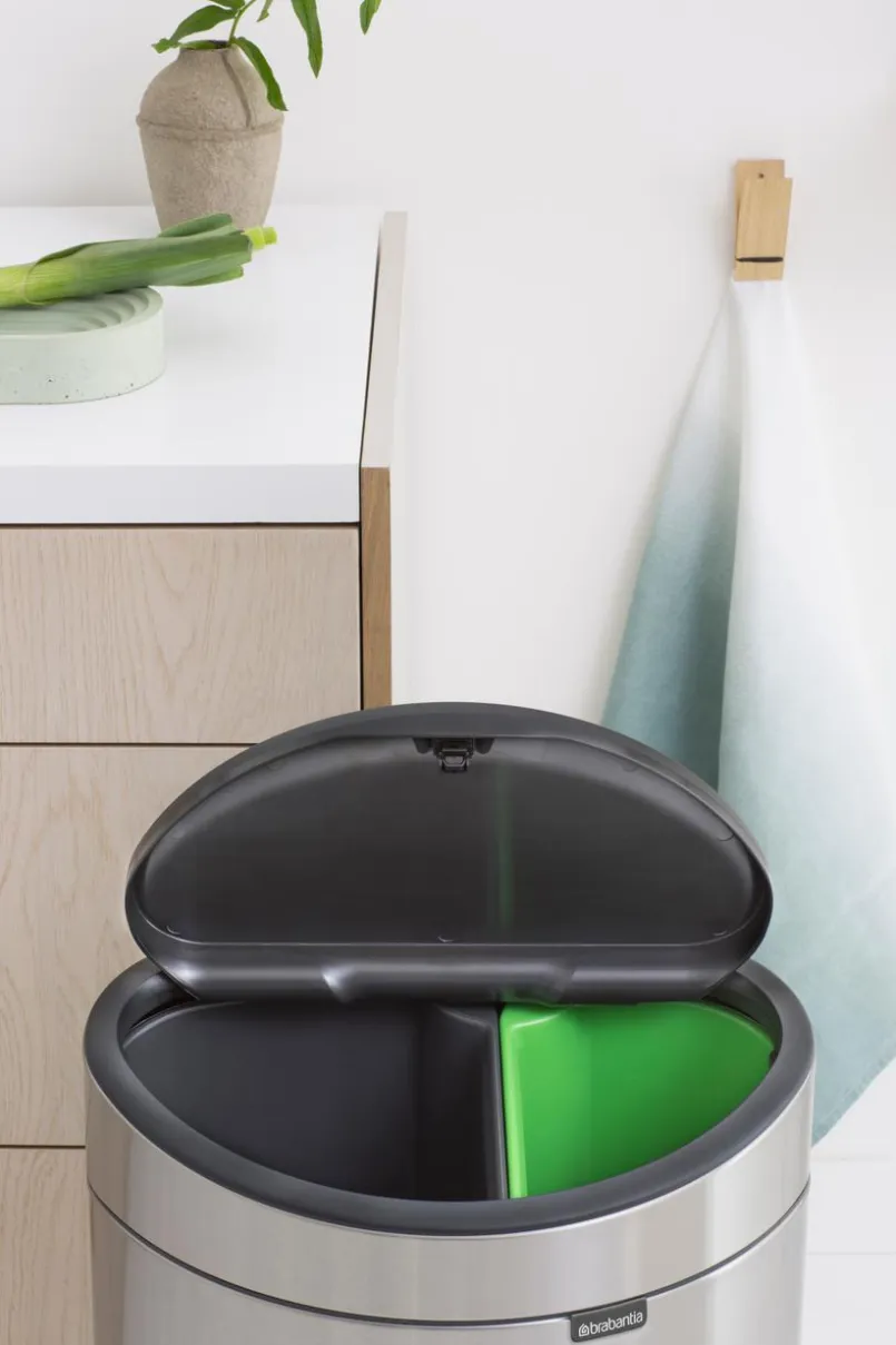 brabantia Entsorgen & Recyclen|Entsorgen & Recyclen-Touch Bin Steel 10+23l Matt