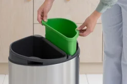 brabantia Entsorgen & Recyclen|Entsorgen & Recyclen-Touch Bin Steel 10+23l Matt