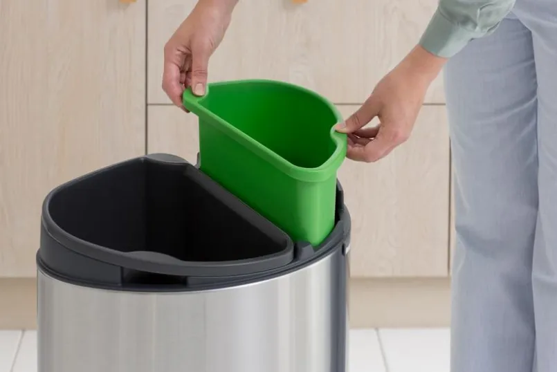 brabantia Entsorgen & Recyclen|Entsorgen & Recyclen-Touch Bin Steel 10+23l Matt