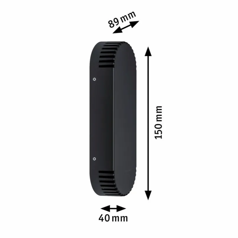 Zubehör|Paulmann Trafoabdeckung Plug & Shine Schwarz