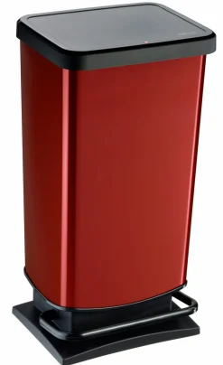 Rotho Entsorgen & Recyclen|Entsorgen & Recyclen-Treteimer Paso 40l Rot