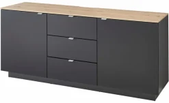 Innostyle Wohnwände & Tv-Lowboards-TV-Lowboard Core Schwarz