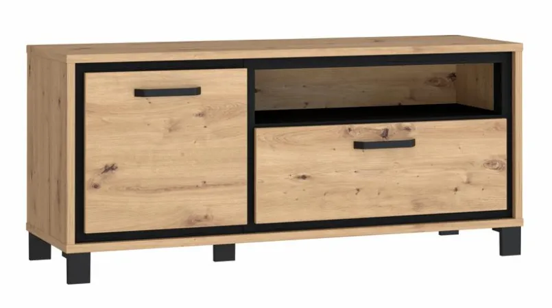 FORTE Kommoden|Wohnwände & Tv-Lowboards-TV-Lowboard Farida Eiche Artisan